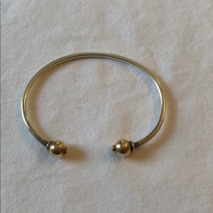 Authentic Cape Cod bracelet sterling & 14kt gold